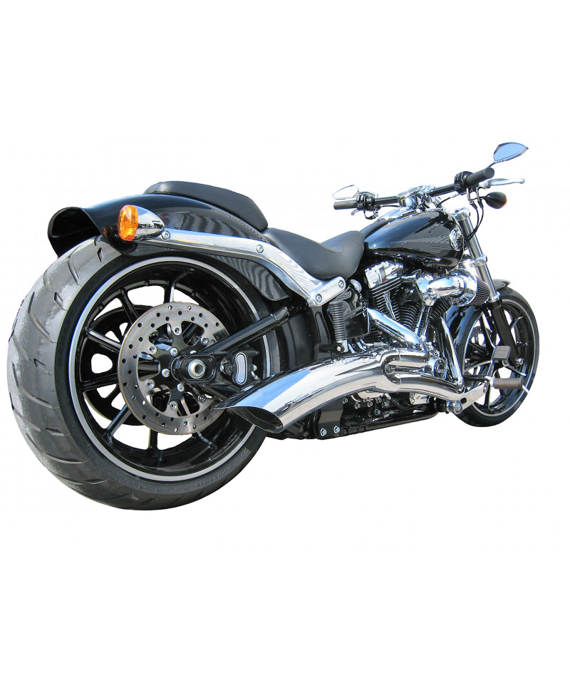 Support de plaque d'immatriculation + feu stop Chrome Bullet Style avec  Grille pour moto