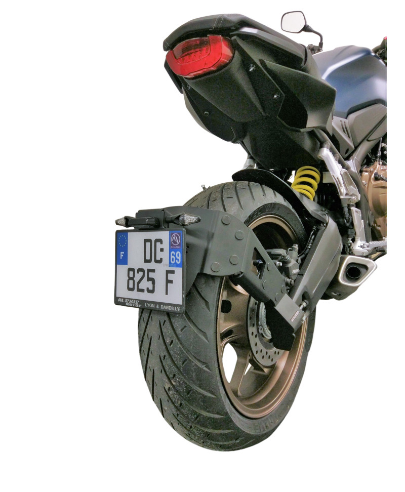 Support de Plaque Moto Déporté Access Design pour CB 650 R (19-23) CBR 650  R (