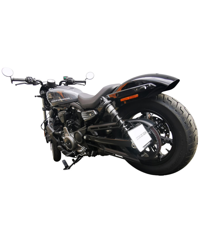 Seitlicher Kennzeichenhalter kompatibel mit Harley Davidson Sportster 883 R  Roadster 02-03 Craftride schwarz ✓ Jetzt Bestellen!